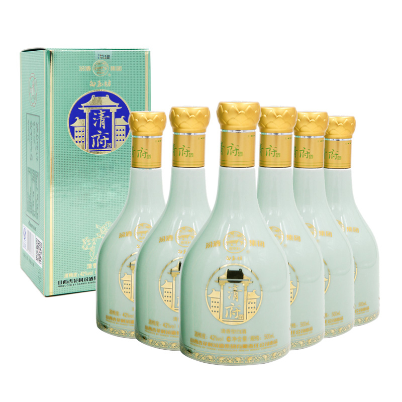 42°汾酒集团清府酒500ml （6瓶装）