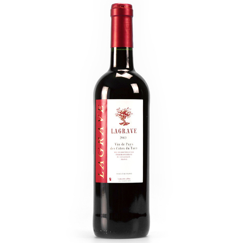 法国红酒法国（原瓶进口）葛拉芙醇酿干红葡萄酒750ml