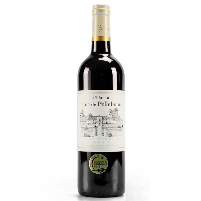 法国红酒法国（原瓶进口）贝勒城堡干红葡萄酒750ml