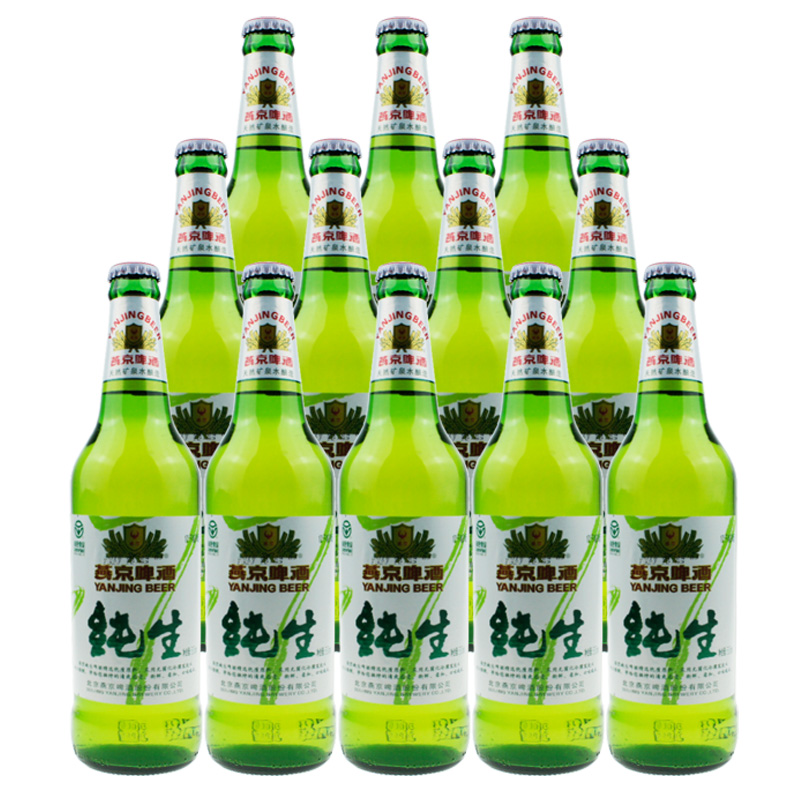 燕京啤酒 10度纯生 500ml(12瓶装)