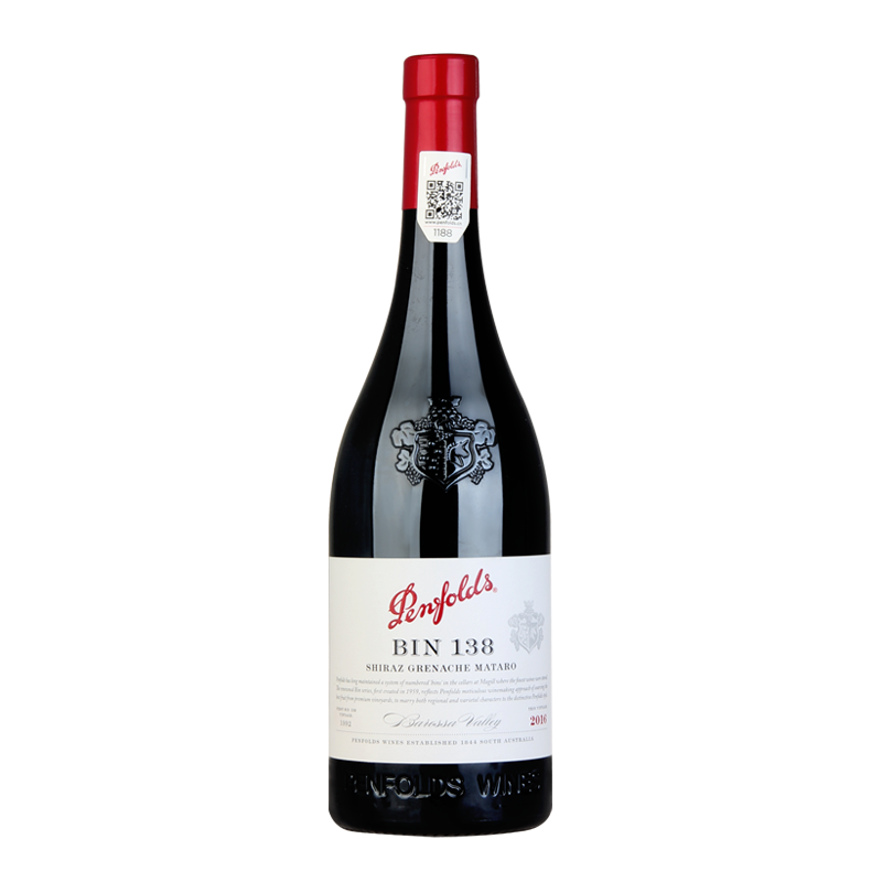 奔富（Penfolds）澳洲原瓶进口红酒 奔富BIN138 750ml 单瓶装