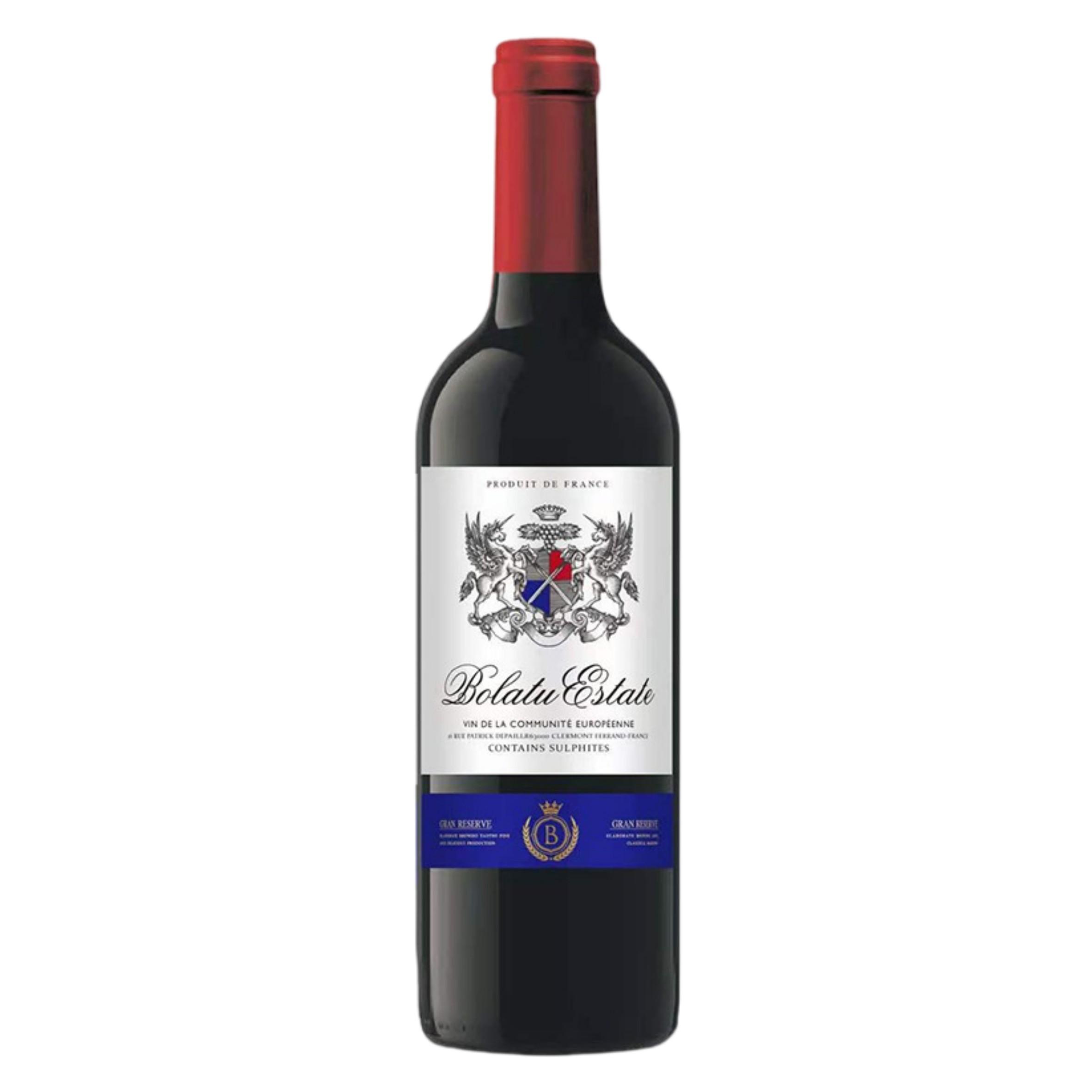 法国红酒（原瓶进口）14度柏拉图勋爵干红葡萄酒750ml