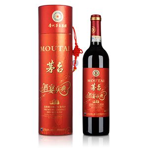 中国茅台集团干红葡萄酒(婚宴庆典圆筒)750m