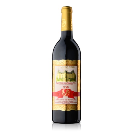 【清仓】法国拉维之星96号圣艾米利永特级酒园红葡萄酒750ml