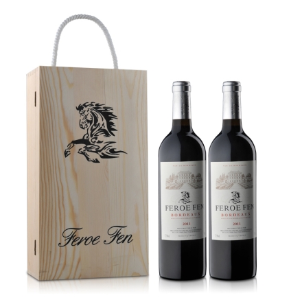 法国法罗芬波尔多AOC干红葡萄酒双支礼盒750ml*2