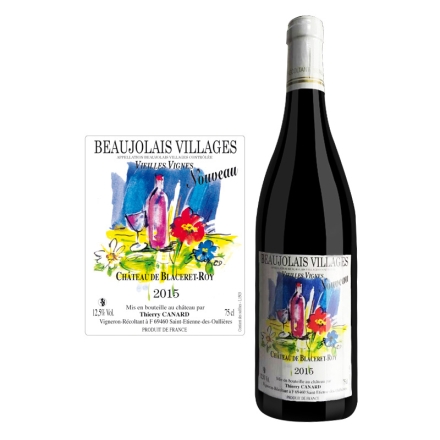 法国博若莱新酒村庄级老藤-- 圣维夫干红葡萄酒750ml