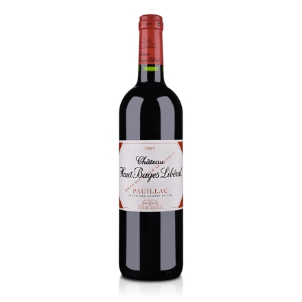 （列级庄·名庄正牌）法国奥巴里奇酒庄2007干红葡萄酒750ml（又名：奥碧）
