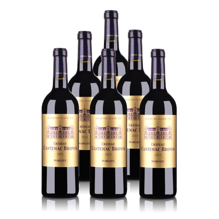 （列级庄·名庄·正牌）法国肯德布朗城堡2013 红葡萄酒750ml（6瓶装）