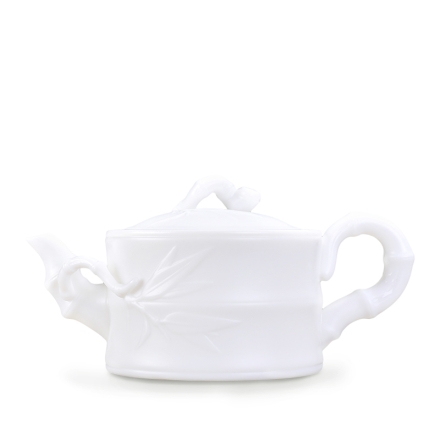 德化羊脂玉瓷泡茶壶陶瓷单壶功夫茶具白色带过滤瓷壶