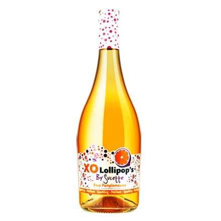 法国原瓶进口XO棒棒糖西柚风味桃红果味起泡酒750ml