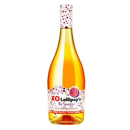 法国原瓶进口XO棒棒糖百香果风味桃红果味起泡酒750ml