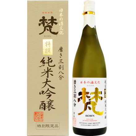 16°日本梵三割八分 纯米大吟酿清酒 1800ml