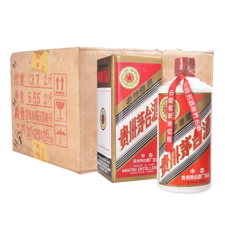 53° 贵州茅台酒（五星） 1996年 500ml*12 整箱