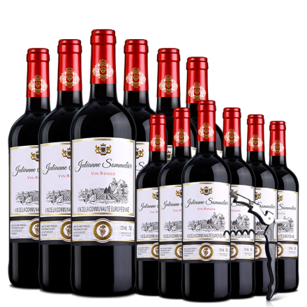 醉梦红酒 法国原瓶进口红酒歌瑞安侍酒师干红葡萄酒共12支整箱
