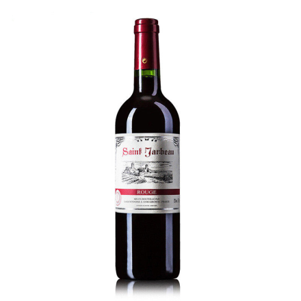 法国原瓶原装进口圣爵星干红葡萄酒750ml