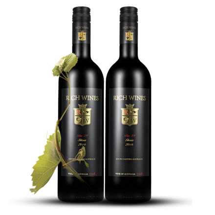 RichWines BIN59澳大利亚红酒原瓶进口西拉干红葡萄酒（双支装）