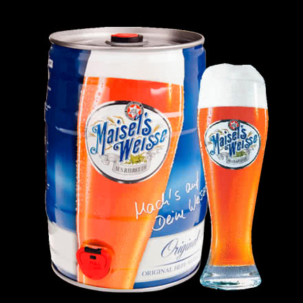 德国进口啤酒梅赛尔原味小麦啤酒5L桶装