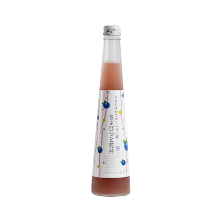 6°日本花之舞轻轻干杯蓝莓味微发泡酒300ml