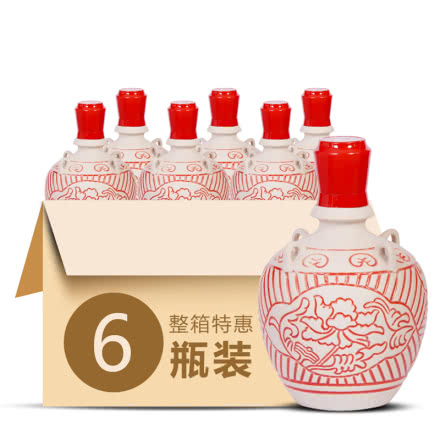 52°武酒坛藏六年浓香型白酒500ml（6瓶装）