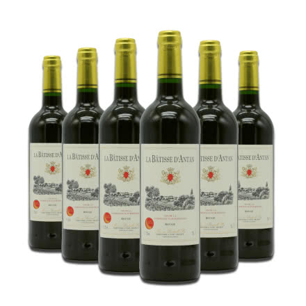 法国整箱红酒法国原瓶进口欧盟优质干红葡萄酒750ml*6