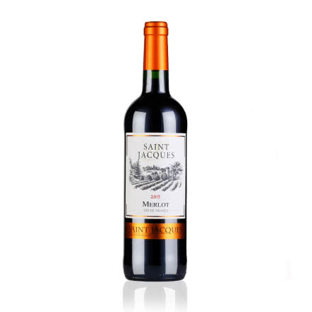 法国原瓶进口圣·杰克美乐干红葡萄酒750ML*1