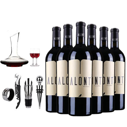 西班牙原瓶进口 干红葡萄酒珍藏佐餐红酒阿伦特干红葡萄酒限量款2014整箱装