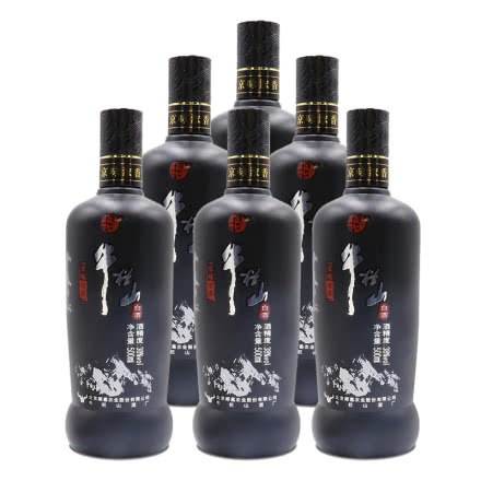 北京牛栏山二锅头白酒国藏京味浓香38度500ML 6瓶