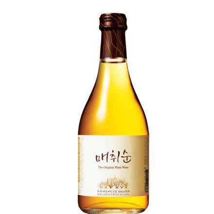 宝海韩国原装进口梅翠纯14°梅子酒375ml 低度果酒 下单送19°进口枫叶酒
