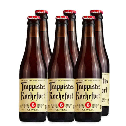 比利时进口修道院啤酒罗斯福6号精酿啤酒330ml（6瓶装）