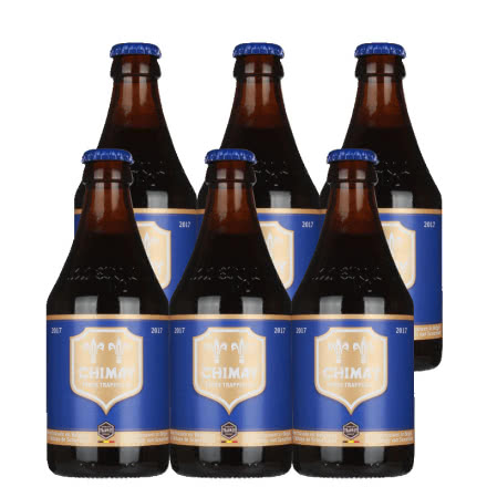 比利时进口啤酒智美蓝帽修道院精酿啤酒330ml（6瓶装）
