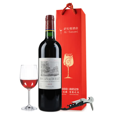 杜哈磨坊干红葡萄酒 法国原瓶原装进口红酒 1855列级酒庄 四级庄
