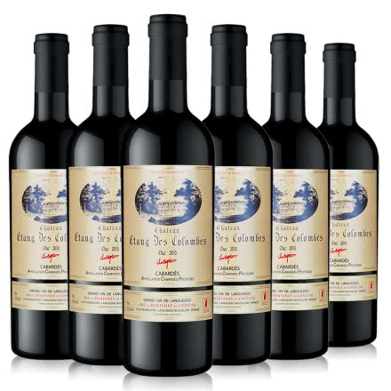 哥仑布古堡哥伦布干红葡萄酒AOC/AOP公爵750ml（6瓶装）