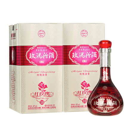 40° 汾酒杏花村玫瑰汾酒（10）500ml（2瓶装）（2012-2013）