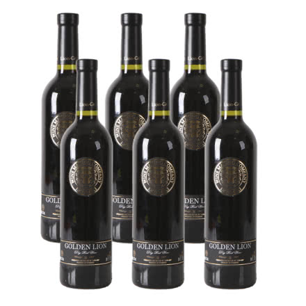 摩尔多瓦狮子牌金狮子干红葡萄酒6瓶装
