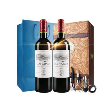 拉菲红酒 原瓶进口巴斯克赤霞珠干红葡萄酒类2支礼盒装 750mlASC正品行货（2瓶装）