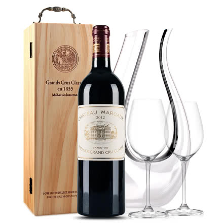 玛歌古堡干红葡萄酒  法国原瓶进口红酒  玛歌正牌 2012年 单支 750ml