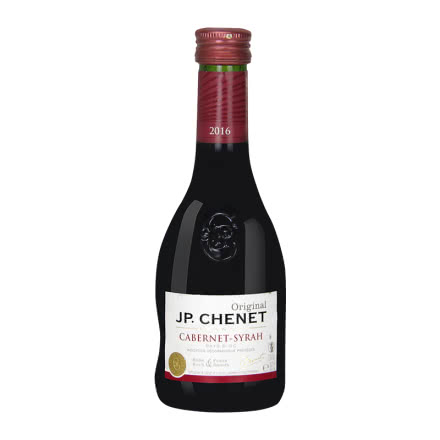 法国进口红酒 香奈（J.P.CHENET）赤霞珠西拉红葡萄酒 187ml