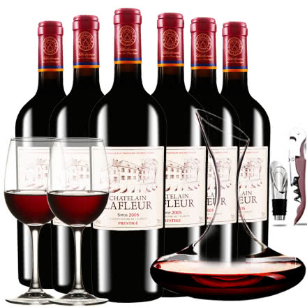 法国拉斐庄园2005窖藏干红葡萄酒750ML*6