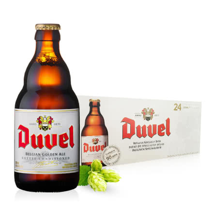 duvel/督威 比利时进口精酿啤酒 督威啤酒瓶装 330ml*24整箱