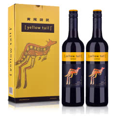 澳大利亚黄尾袋鼠西拉红葡萄酒750ml（双支礼盒装）