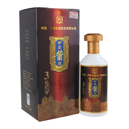 【老酒】53°泸州老窖四面酱酒（酱3）500ML（2014年）