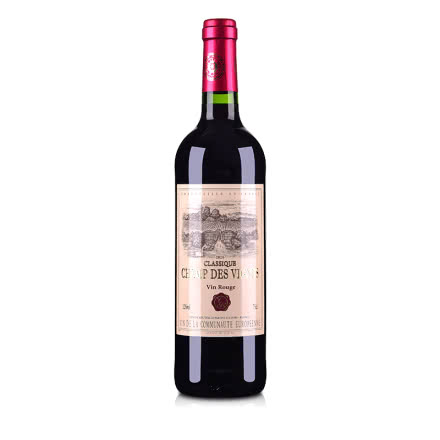 法国卡帝斯经典干红葡萄酒750ml