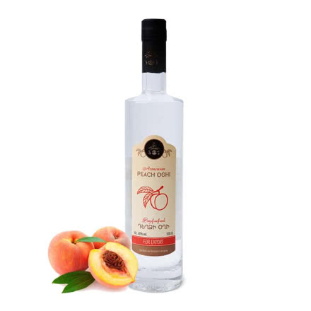 桃子果汁发酵伏特加亚美尼亚原瓶进口40度500ml水果酒