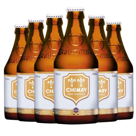 比利时进口智美白帽修道院精酿啤酒330ml（6瓶装）