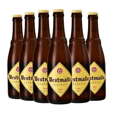 比利时进口西麦尔修道院三料啤酒330ml*6瓶装