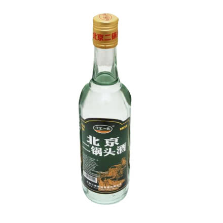 42°北京二锅头酒 于客一族 绿标 清香型白酒500ml
