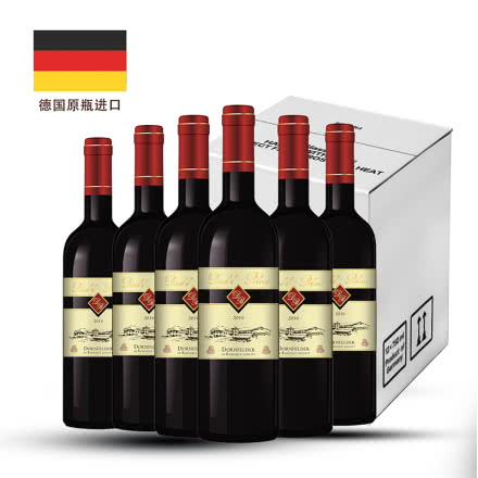 德国原装进口 帝博利 经典丹菲特干红葡萄酒750ml*6