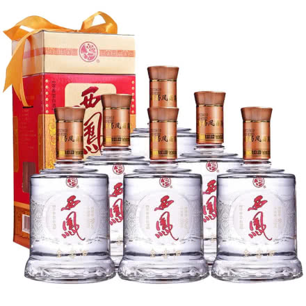 50°金窖浓香型陈年老酒西凤收藏白酒整箱陈年老酒（2013年）