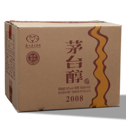 53°  茅台醇(2008) 500ml*6瓶 箱装酱香白酒