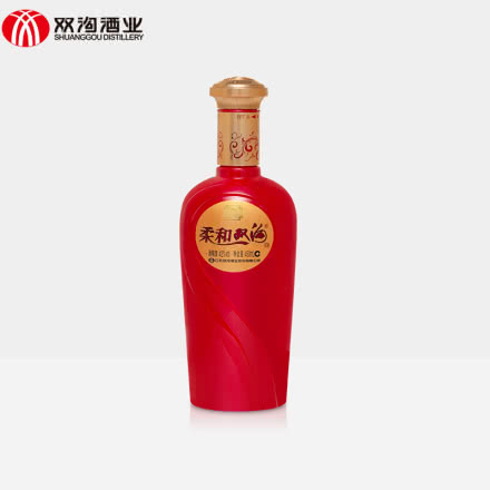 42° 双沟 柔和双沟（红）浓香型 白酒 450ml 单瓶装